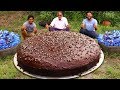 Biggest oreo chocolate cake recipe  prepared by our grandpa  oreo biscuit cake recipe