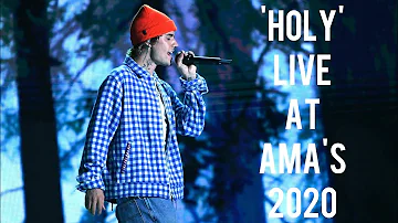Justin Bieber Holy Live American Music Awards 2020