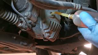 Mitsubishi Pajero Front and Rear Differential Oil Change
