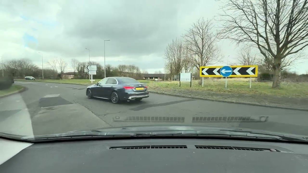 16mins Relaxing Drive to Sainsbury's in Central Milton Keynes No Music No Talking ASMR Sounds