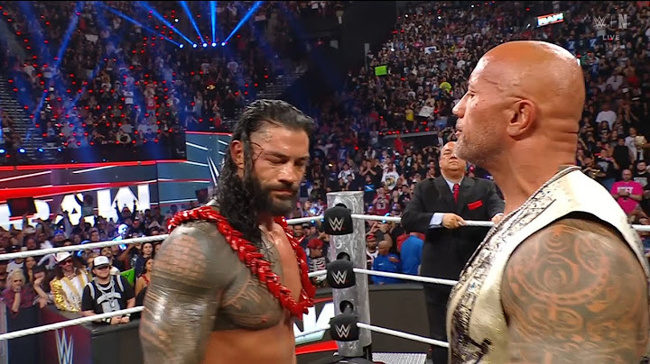 The Rock confronts Roman Reigns | WWE RAW 1/06/2025