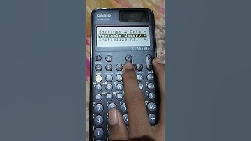 casio fx 991 cw how to reset all data