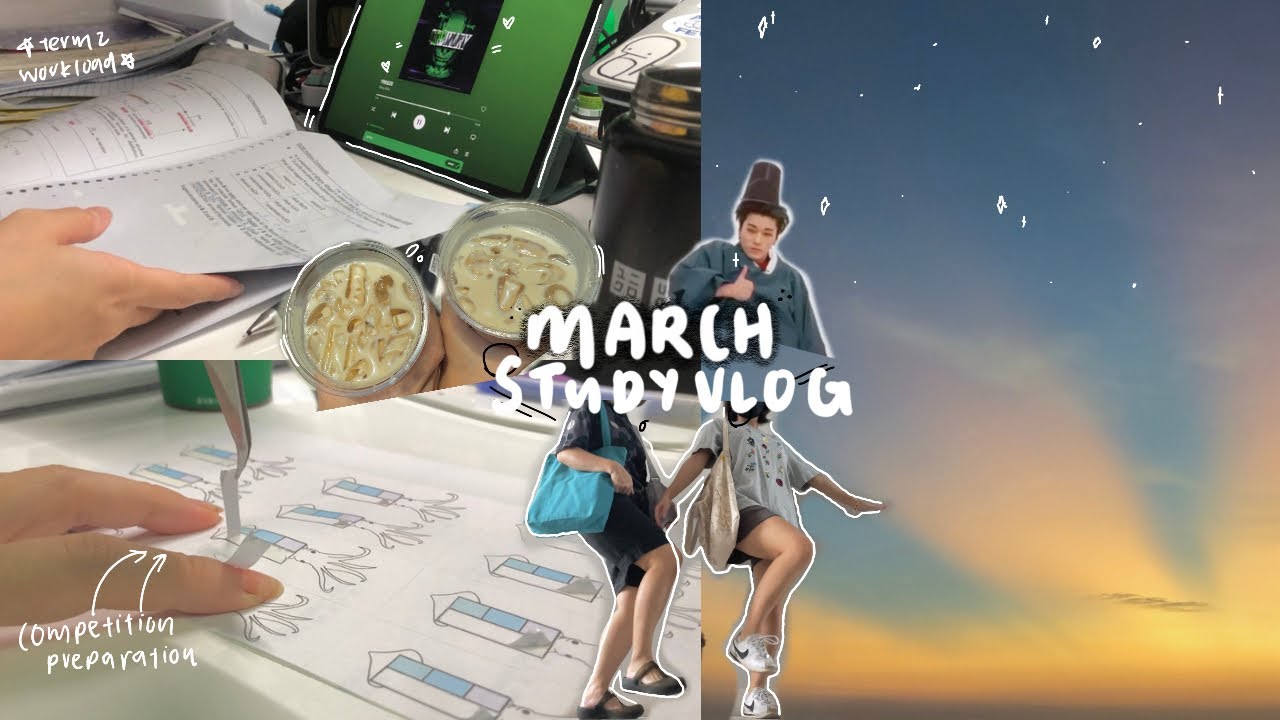 MARCH STUDY VLOG: early mornings, ssef prep, easing of smm 😔🫰