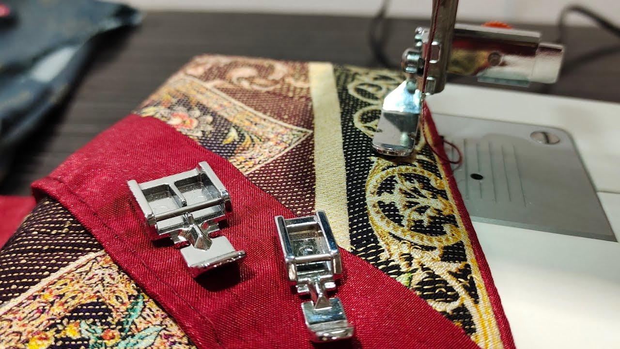 How to use Adjustable Zipper & Zipper Feets complete videoUrdu Hindi