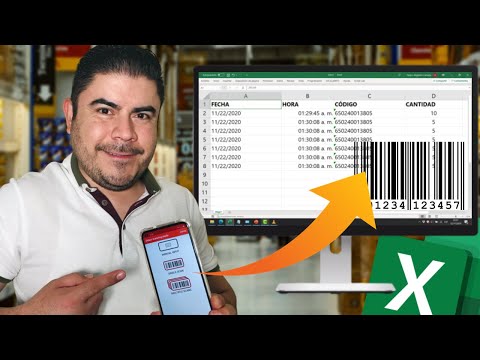 Video: ¿Puedo escanear códigos de barras en Excel?