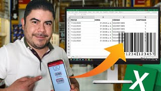 📱 Usa tu celular como LECTOR DE CÓDIGO DE BARRAS, QR y envía parámetros a Excel screenshot 2