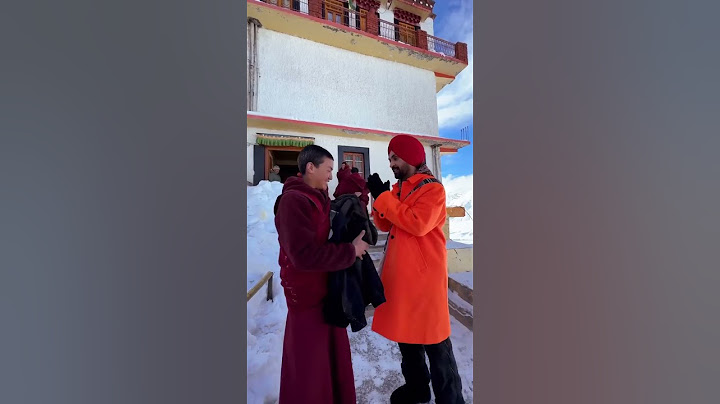 Diljit paji at Spiti key monastery