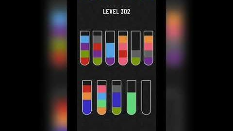 Water sort puzzle level 302
