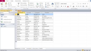 Databases with Microsoft Access 8 –Filter Data with Wild Cards * and ?