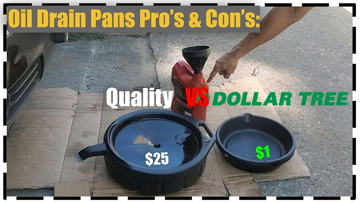 Premium Oil Drain Pan 🛢️ VS Cheap 💲 🌲 Oil Pan Which To Get