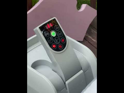 Saluspa hot tub #hottub #asmr #satisfying #whitenoise #warmup