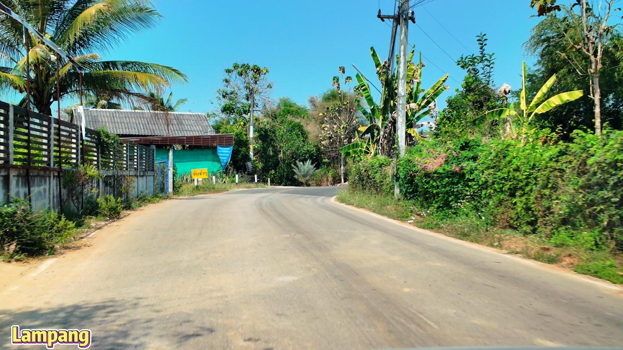 🇹🇭 Lampang Thailand Scenic Drive | Discover the Real Streets of This Charming Northern Town