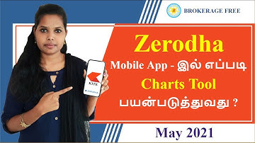 Zerodha Mobile App - இல் எப்படி Charts Tool ஐ பயன்படுத்துவது ? / May 2021