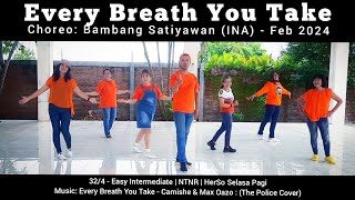 Every Breath You Take Line Dance | Easy Intermediate | @bambangsatiyawan9498  (INA)