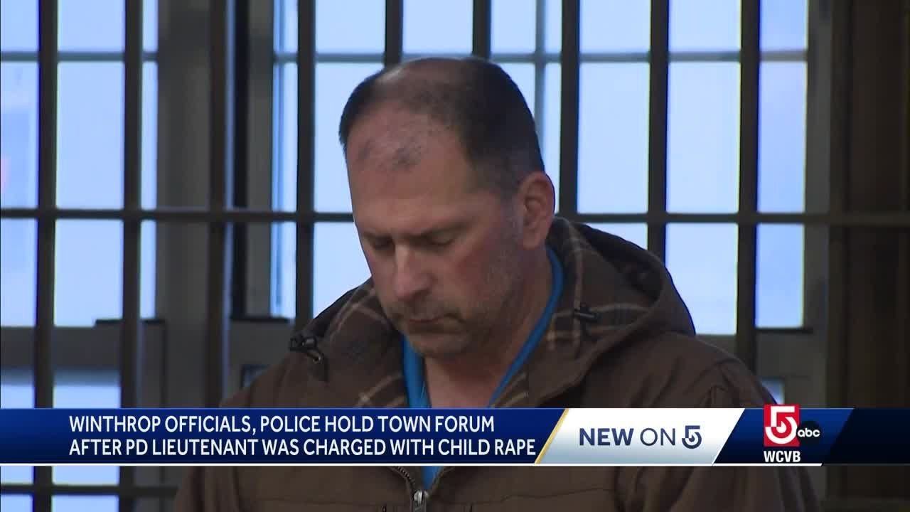 Winthrop holds town forum after police lieutenant charged with child ...