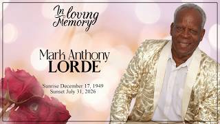 Celebrating The Life of Mark Anthony Lorde HD News