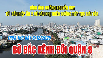 BỜ BẮC KÊNH ĐÔI -GIẢI TỎA nhà ĐƯỜNG NGUYỄN DUY cho các gói thầu còn lại