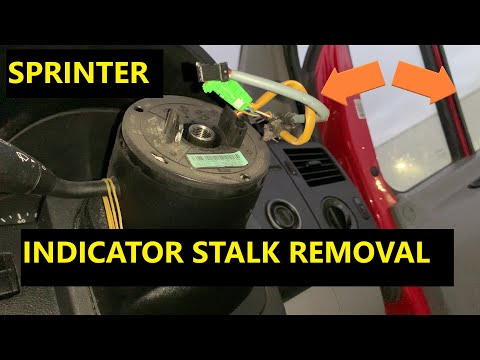 Indicator stalk - clock spring removal [MERCEDES SPRINTER-VW CRAFTER 906] Ryan's mobile mechanic