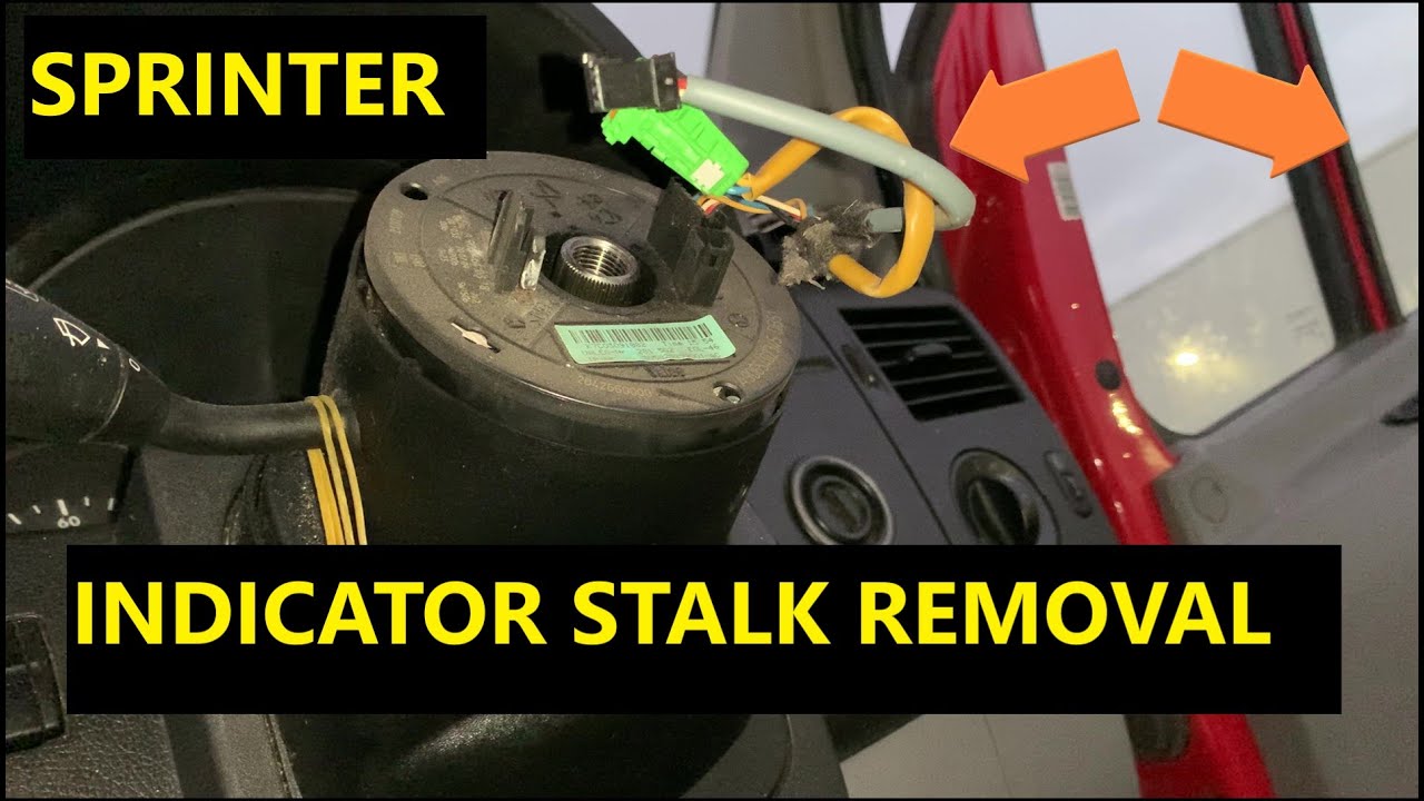 Indicator stalk - clock spring removal [MERCEDES SPRINTER-VW CRAFTER 906] Ryan's mobile mechanic