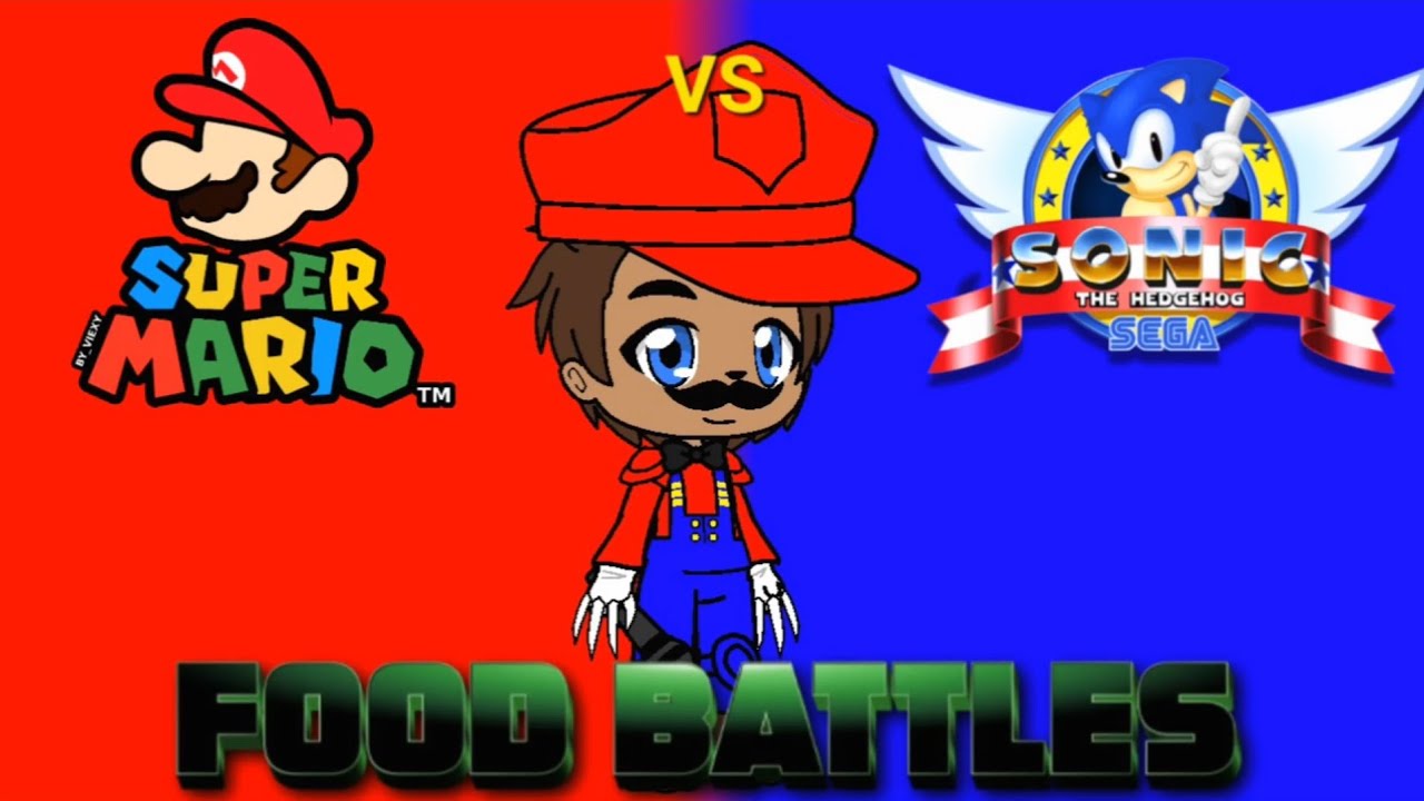 The Super Mario Squad Reacts to Mario vs Sonic Food Battles (full ...