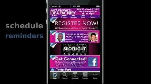EventPilot conference app for Event Solutions Idea Factory