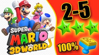 Super Mario 3D World 2-5 Double Cherry Pass - YouTube