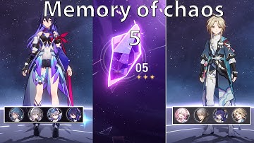 Memory of chaos 5 clear  Hyper carry Seele, Perma Freeze Yanqing
