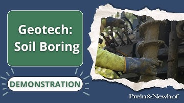 Geotech: Soil Boring Demonstration (Hollow Stem Auger)