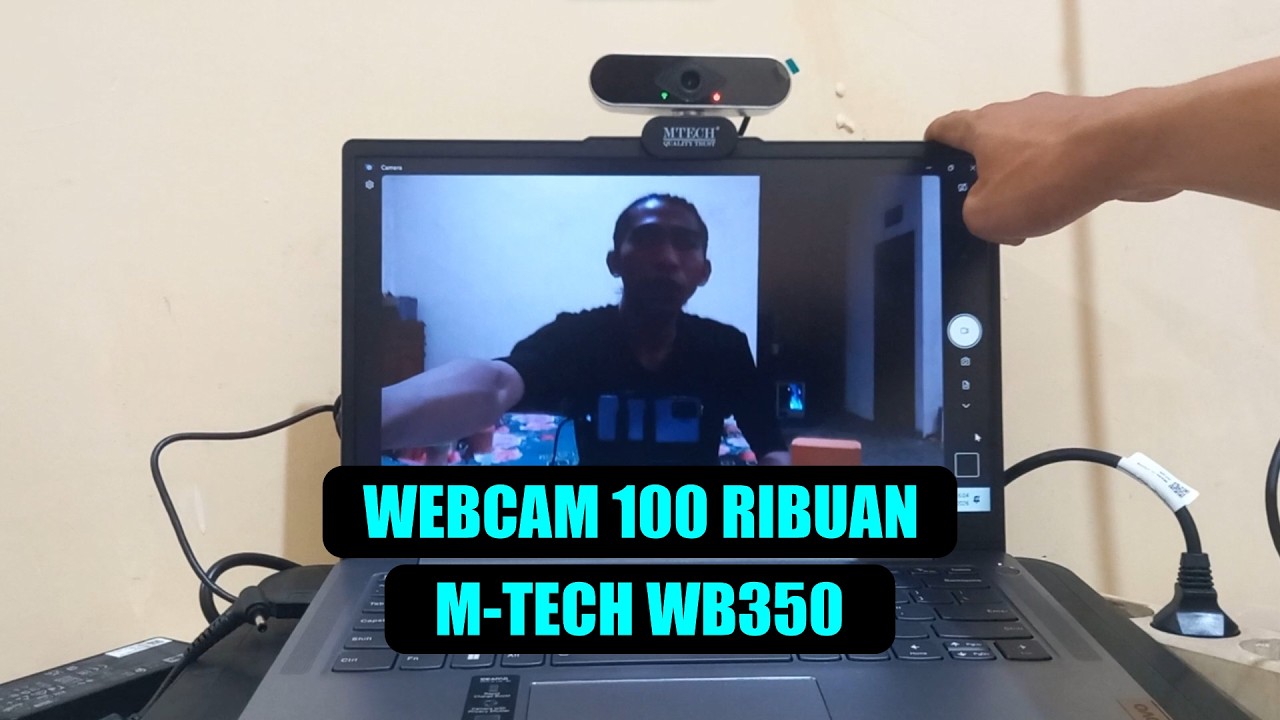 WEBCAM 100 RIBUAN , M-TECH WB 350 , 1080P 30 FPS | TEST SINGKAT - YouTube