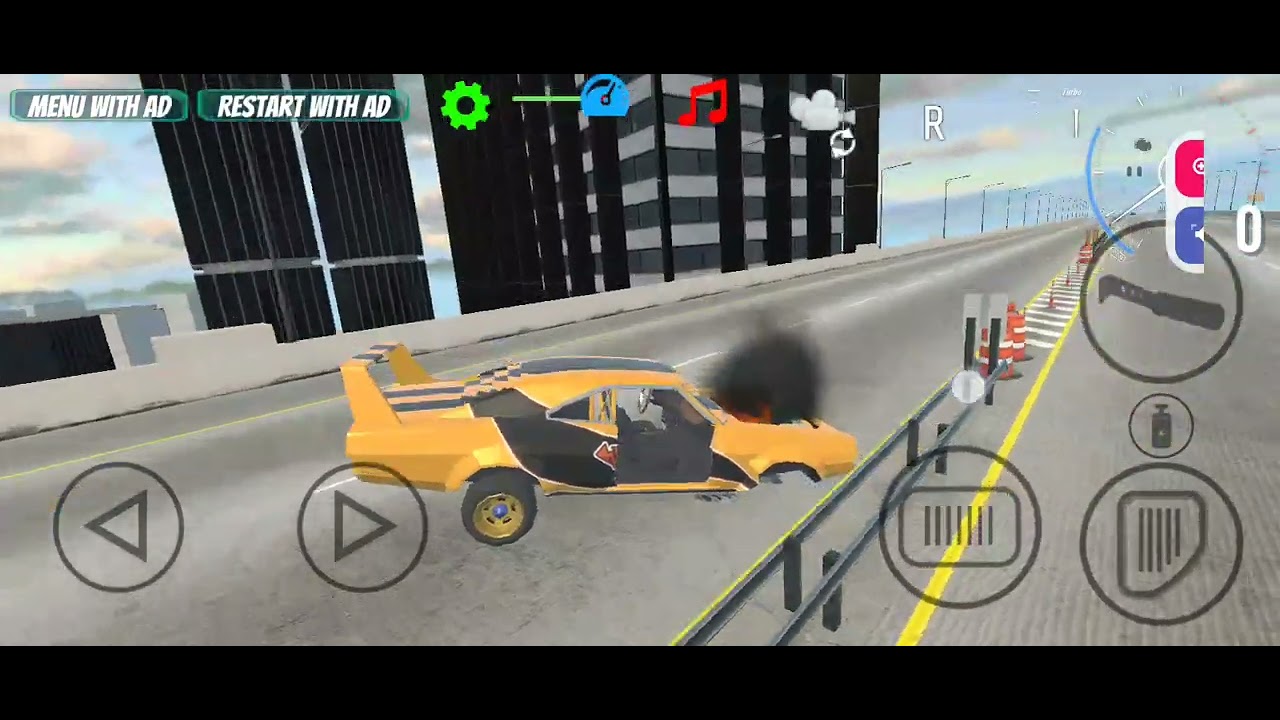 Car Crash Simulator 5/ car full video 3d