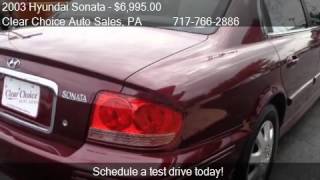 2003 Hyundai Sonata Base 4dr Sedan for sale in Mechanicsburg