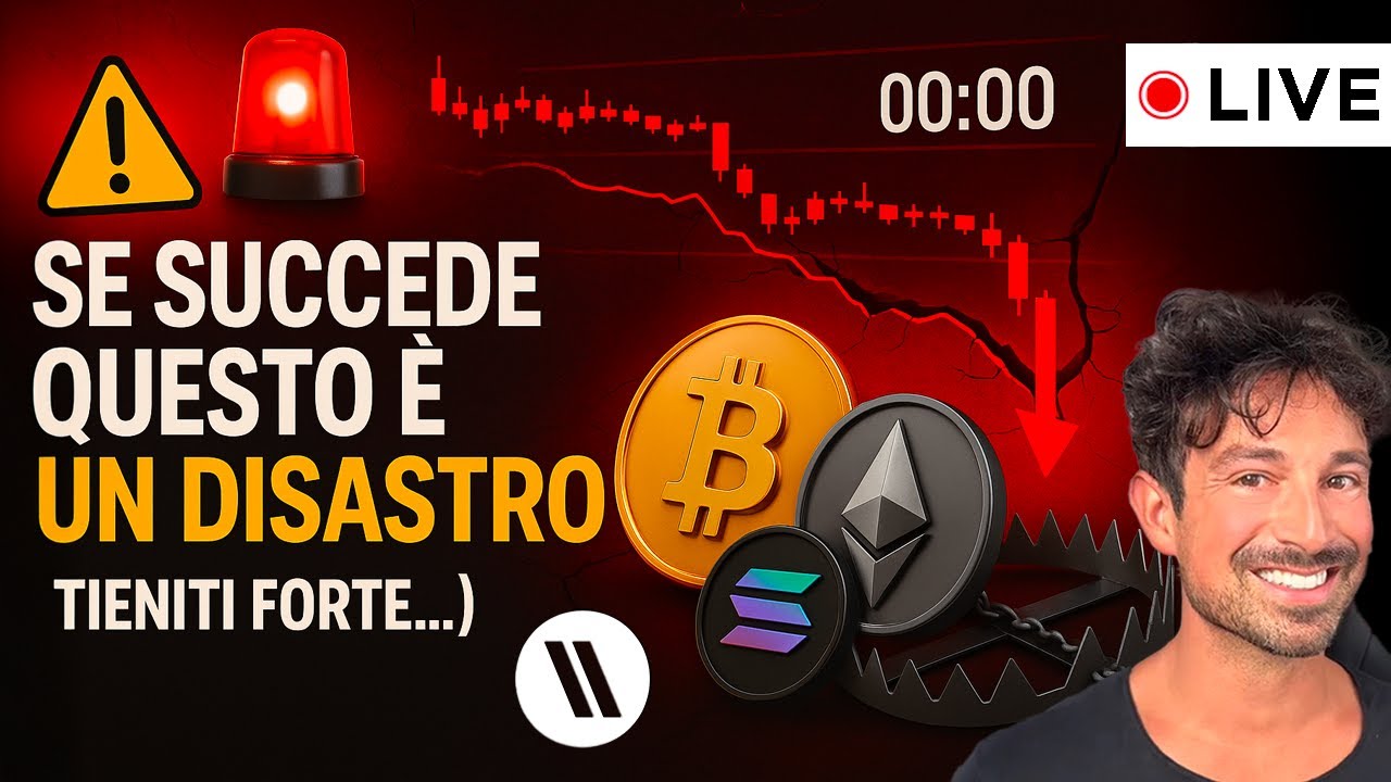 BITCOIN, CRYPTO: SE SUCCEDE QUESTO È UN DISASTRO (TIENITI FORTE...)