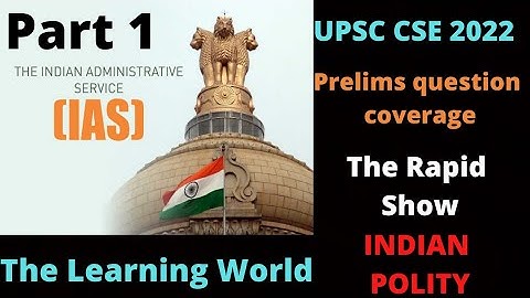 Part 1 | UPSC CSE Quiz | UPSC Prelims Booster | UPSC CSE: The Rapid Show | IAS 2022-23