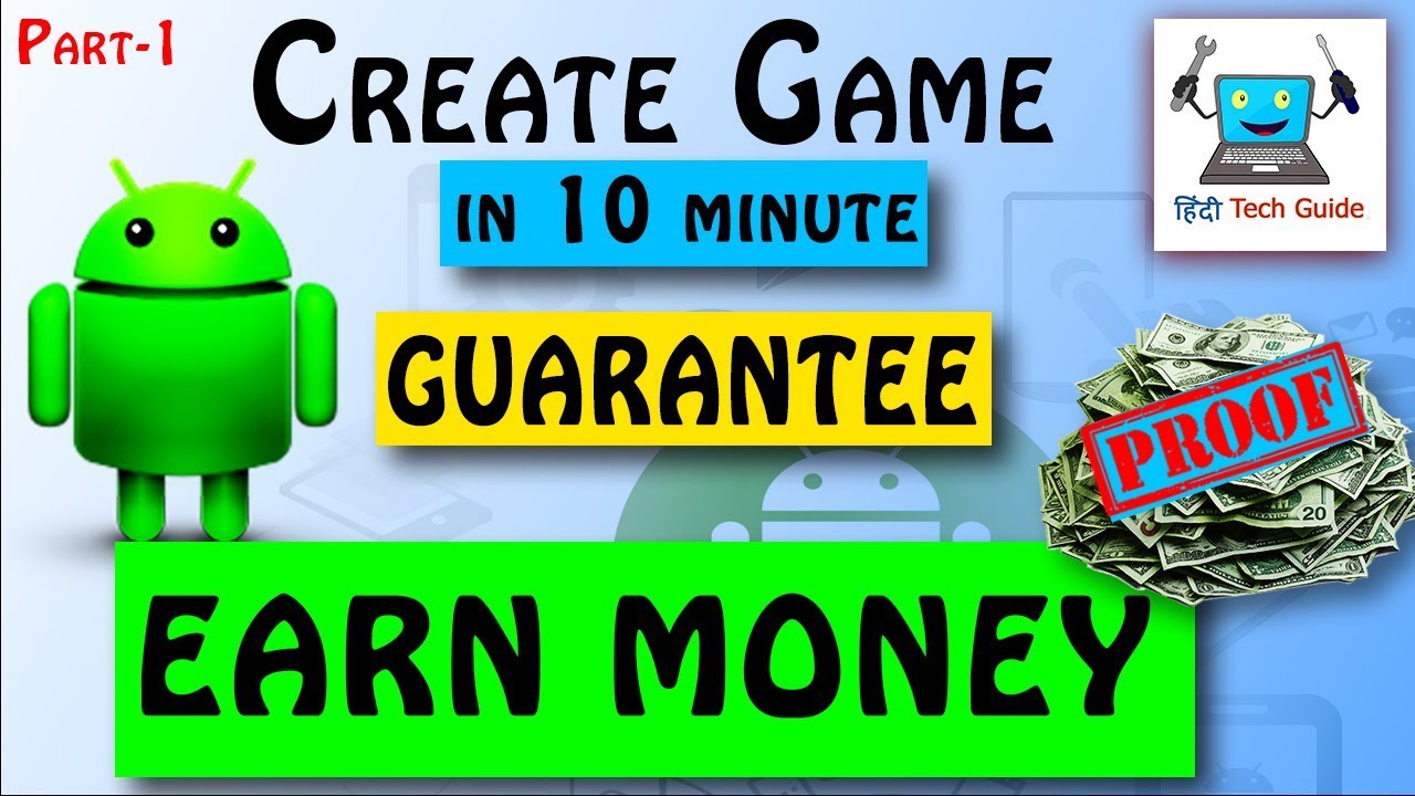 how to create game app and earn money easily | how to ...