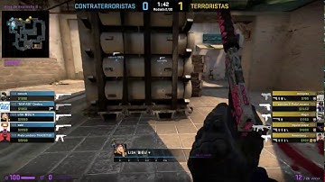 CSGO - Agent AVA nice ECO round defusing on fail MOLOTOV (Shattered Web)