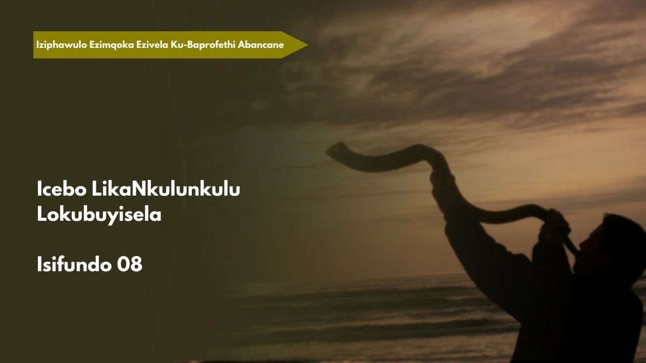 Isifundo sebhayibheli seSabatha, Icebo LikaNkulunkulu Lokubuyisela