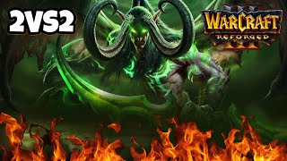 ⚠️✳️ 2 VS 2 CON DANIEL SAM💪 ( Warcraft III Reforged ) #warcraft#2024