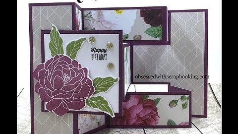 How to Make a Tri Shutter Card Cricut Explore
