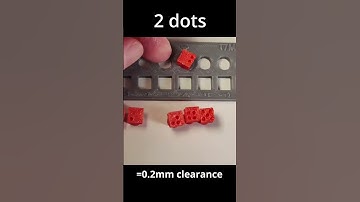 I made a Tolerance gauge to help you design 3d printed parts #3dprinting #design