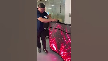 Touch the future · Redefine your brand. #pantallaled #machine #advertising #receptiondecoration