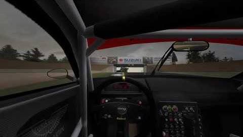 RFACTOR - ASTON MARTIN DBR9 - ROAD ATLANTA (60 FPS)