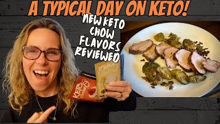 A Typical Day On Keto | What We Eat in A Day on Keto | New Keto Chow Flavors Reviewed