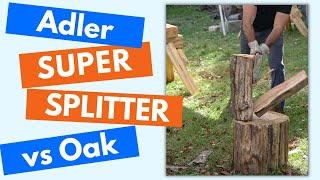 🪓 Adler Super Splitter vs Oak (real time splitting) by Appalachian Wood 602 views 5 months ago 1 minute, 40 seconds