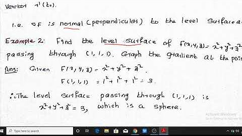 Calicut University -Sem 3- Complimentary Mathematics- Gradient Functions of three variables- Problem