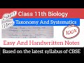 Taxonomy and Systematics - Class 11, The Living World | CBSE & NEET Prep