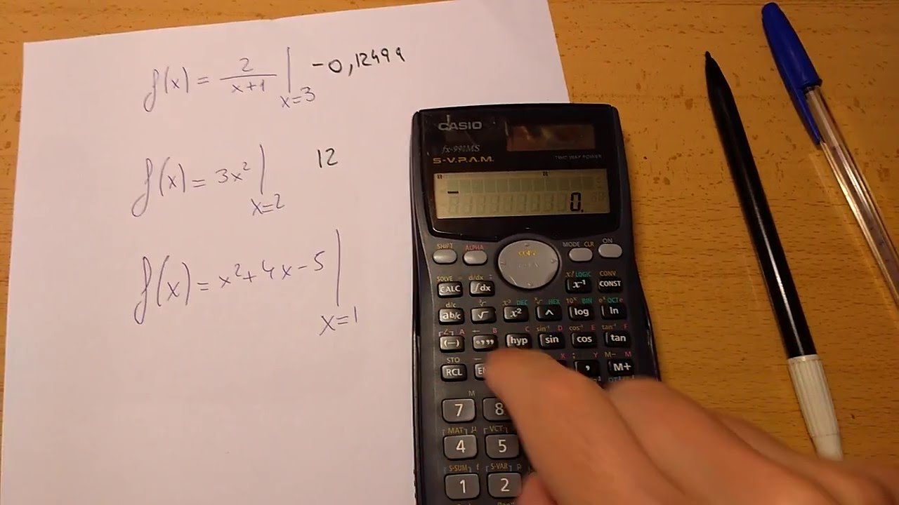 Resolver Derivadas con calculadora Casio - YouTube