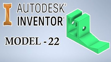 Autodesk Inventor diagram step by step drawing Model 22 | Tamil