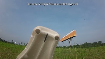 Daily flight accidents of model airplane FPV, ATOMRC Dolphin, DJI O3 UNIT