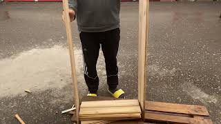 Ahşap Lambiriden Dolap Yapımı How To Make A Cupboard From Wood Paneling
