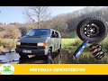 Offroad Upgrade höher, breiter VW T4, Spurplatten, Stoßdämpfer und Federn || #t4umbau